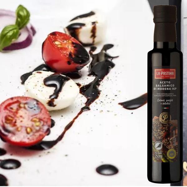 Imagem de Kit c/ 3und Vinagre Balsâmico Italiano LA PASTINA 250ml