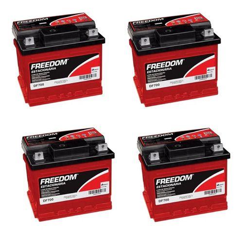 Imagem de Kit C/4 Bateria Estacionária Freedom 12v-50ah - Df700