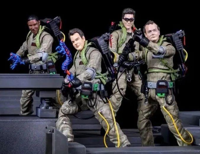 Imagem de Kit C/4 Bonecos Ghostbusters Peter/ray/egon/winston Diamond