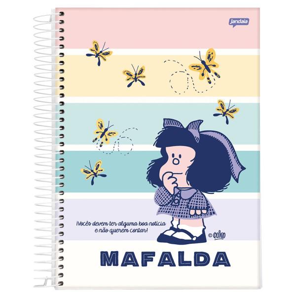 Imagem de Kit c/ 4 Caderno Univ. Mafalda 1 Matéria 80fls - Jandaia