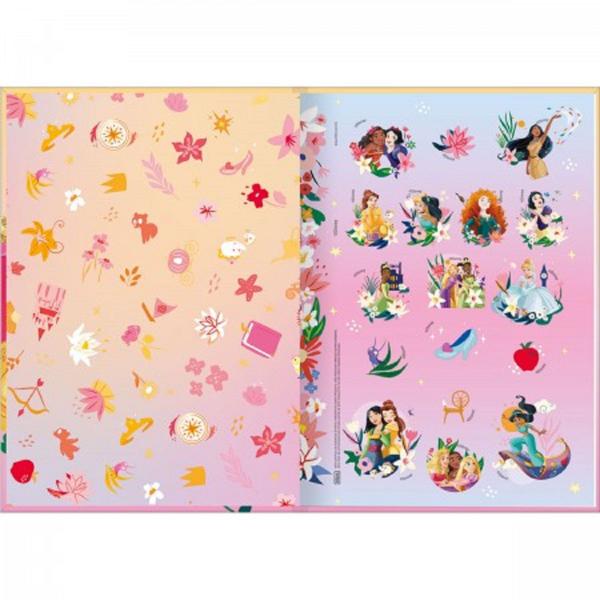 Imagem de Kit C/4 Cadernos Brochura 1/4 TILIBRA Princesas Disney