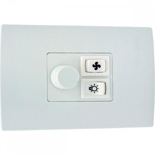 Imagem de Kit C/4 - Controle Para Ventilador Qualitronix Embutir Ve...