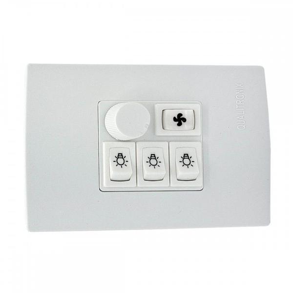 Imagem de Kit C/4 - Controle Para Ventilador Qualitronix Embutir Ve...