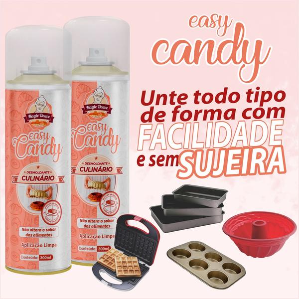 Imagem de Kit C/4 Desmoldantes Culinários 300ml - Easy Candy