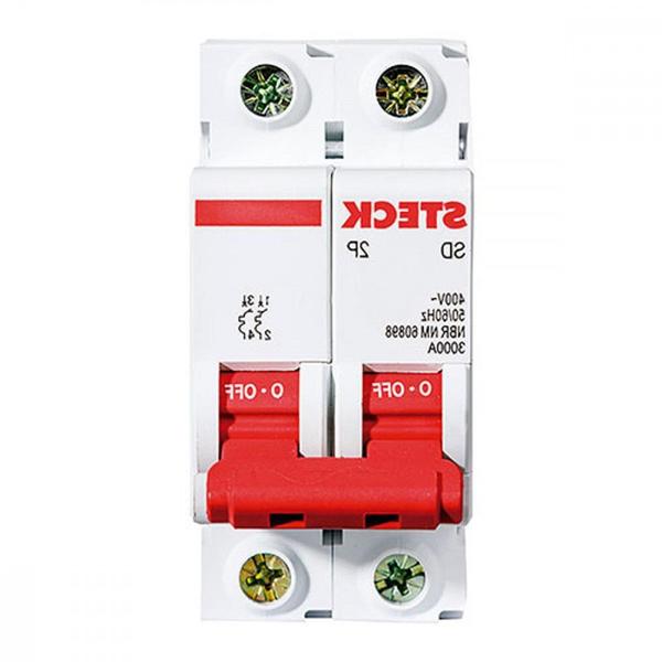 Imagem de Kit C/4 - Disjuntor Steck Din Bipolar 25A Sd62 3Ka