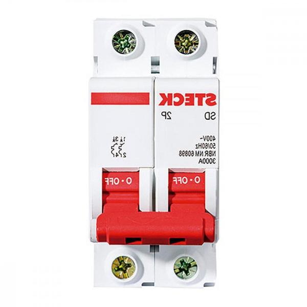 Imagem de Kit C/4 - Disjuntor Steck Din Bipolar 50A Sd62 3Ka