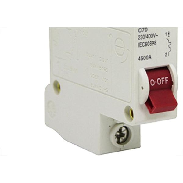 Imagem de Kit C/4 - Disjuntor Steck Din Unipolar 70A Sd61 C4,5Ka