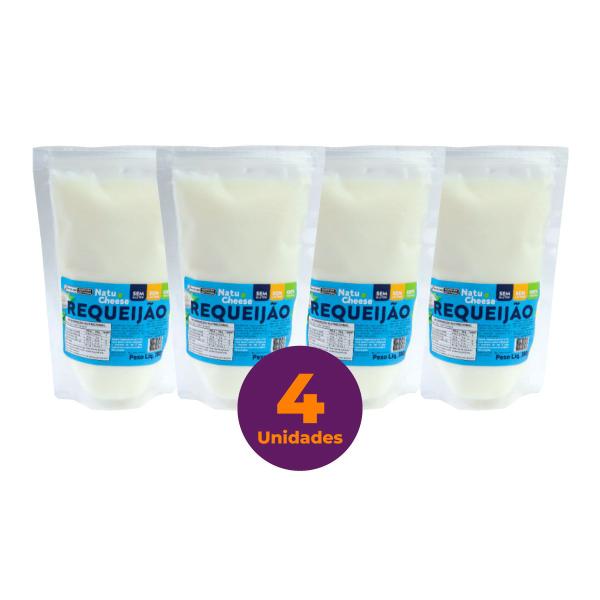 Kit c/ 4 Queijo Vegetal Tipo Requeijão NatuCheese 180g Imagem de Kit c/ 4 Queijo Vegetal Tipo Requeijão NatuCheese 180g
