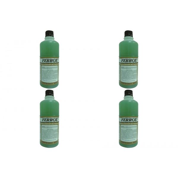 Kit C/4 - Removedor De Ferrugem Ferrox 1/2 L Fe81 Imagem de Kit C/4 - Removedor De Ferrugem Ferrox 1/2 L Fe81