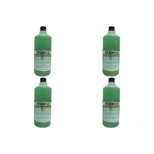 Kit C/4 - Removedor De Ferrugem Ferrox 1 L Fe85 Imagem de Kit C/4 - Removedor De Ferrugem Ferrox 1 L Fe85