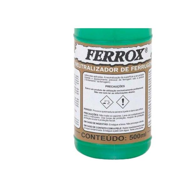 Imagem de Kit C/4 - Removedor Ferrugem Ferrox 500 Ml