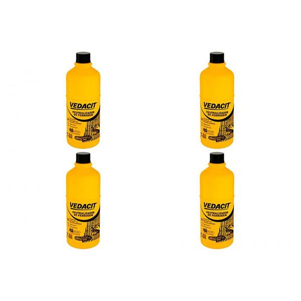 Kit C/4 - Removedor Neutralizador Convertedor. Ferrugem 5... - OTTO BAUMGART Imagem de Kit C/4 - Removedor Neutralizador Convertedor. Ferrugem 5...