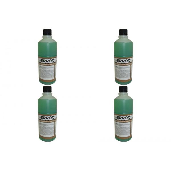 Kit C/4 - Removedor Neutralizador Convertedor. Ferrugem F... - FERROX Imagem de Kit C/4 - Removedor Neutralizador Convertedor. Ferrugem F...