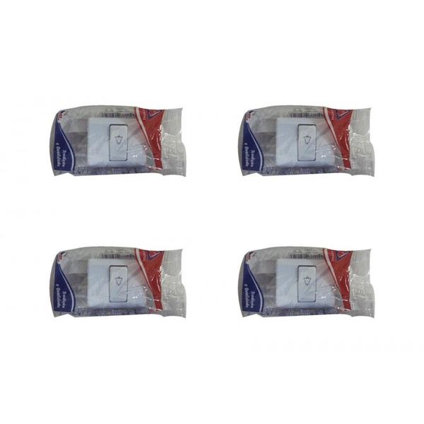 Kit C/4 - Sistema Perlex Branca (1 Campainha) 3085Br Imagem de Kit C/4 - Sistema Perlex Branca (1 Campainha) 3085Br