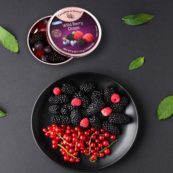 Imagem de Kit c/ 4und Bala CAVENDISH & HARVEY Wild Berry Drops 210g