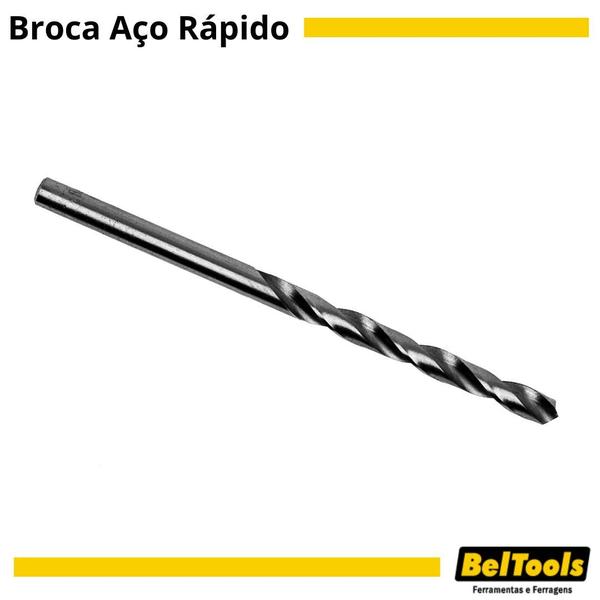 Imagem de Kit C/ 5 Broca Aço Rápido 17/64 Beltools