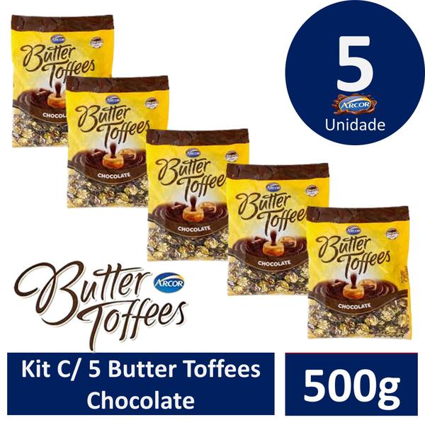 Imagem de Kit C/ 5 Butter Toffees Chocolate 500g