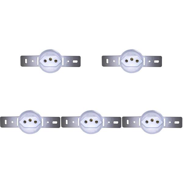 Kit C/5 - Conjunto Para Condulete Perlex Tomada 2 Polos +... Imagem de Kit C/5 - Conjunto Para Condulete Perlex Tomada 2 Polos +...