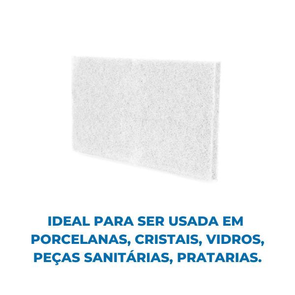 Imagem de Kit C/5 Fibra Tinindo Bucha Esponja Multiuso De Limpeza Leve Delicada Louça 3m 102x230mm