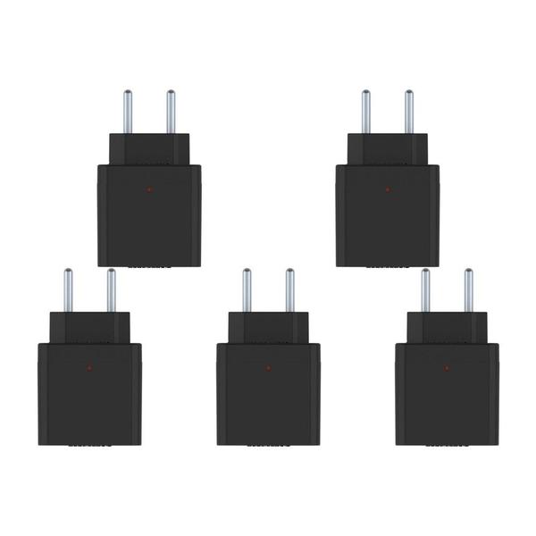 Imagem de Kit C/5 - Pino Protetor De Tensao Qualitronix 2 Polos 10A...