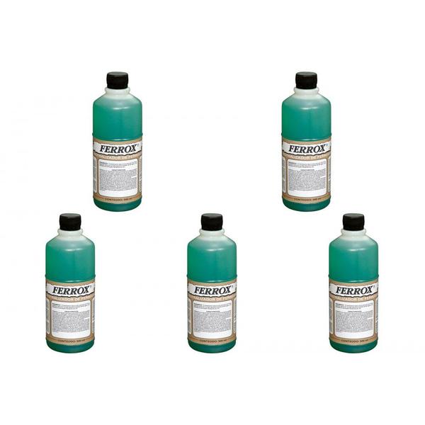 Kit C/5 - Removedor Neutralizador Convertedor. Ferrugem F... - FERROX Imagem de Kit C/5 - Removedor Neutralizador Convertedor. Ferrugem F...