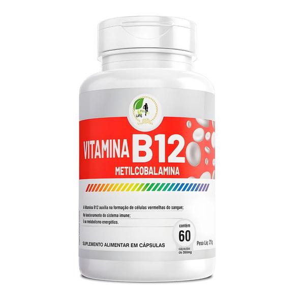 Imagem de Kit C/5 Vitamina B12 Metilcobalamina Fits Life - 60 cápsulas