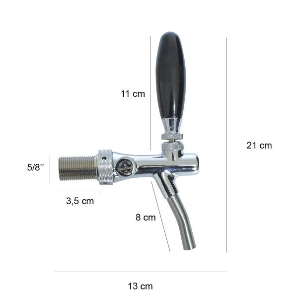 Imagem de Kit C/50 Torneira Chopp Modelo Italianas Chopeiras Rosca 5/8