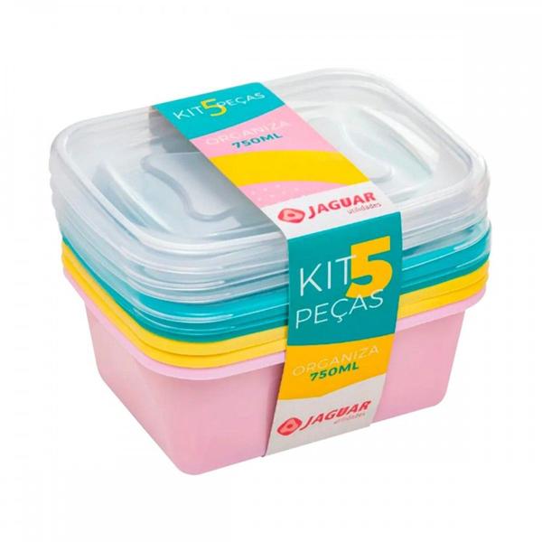 Imagem de Kit C/5Pcs Organiza Ret 750Ml-6326