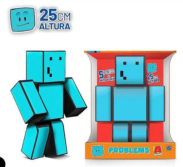 Imagem de Kit c/ 6 Bonecos 25 cm Turma do Problems-Minecraft Youtube