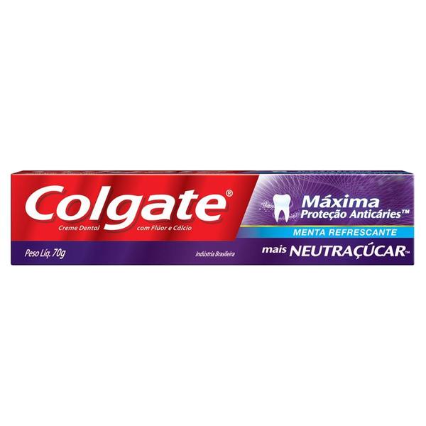 Imagem de Kit C/ 6 Cremes Dental Colgate Máxima Proteção Anticáries mais Neutraçúcar 70g