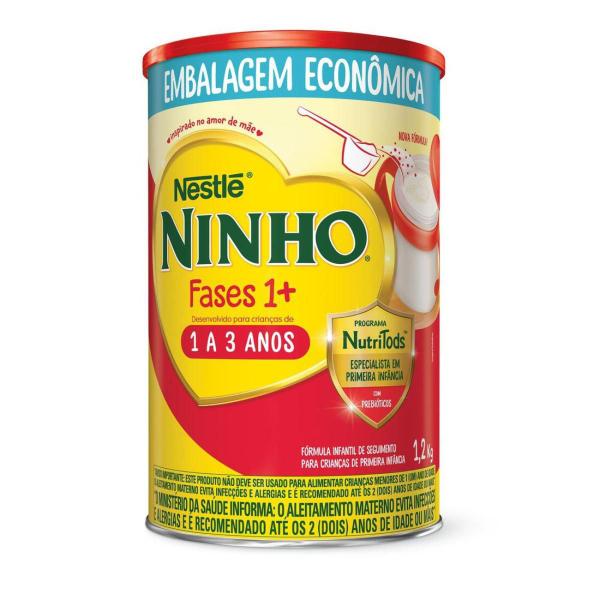 Imagem de Kit C/6 Fórmula infantil Nestlé Ninho Fases 1 Lata 1,2kg