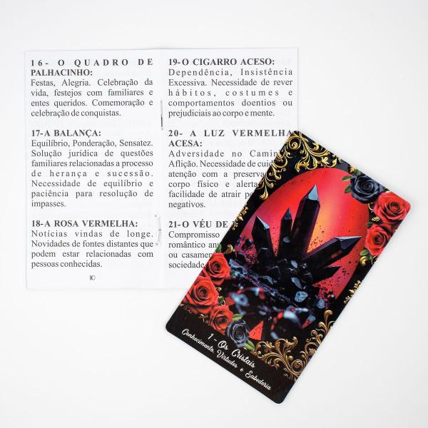 Imagem de Kit c/ 6 O Legítimo Tarô Dona Sete Saias 36 Cartas Plas+Man