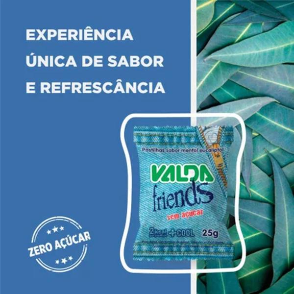 Imagem de Kit c/6 unid. pastilhas valda friends s/açucar 25g cada