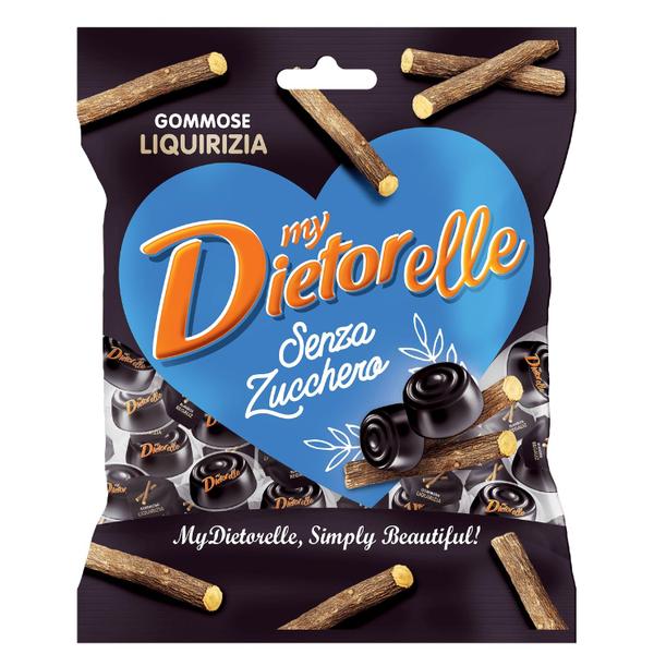 Imagem de Kit c/ 6pc Bala De Goma De Alcaçuz Zero Dietorelle 70g