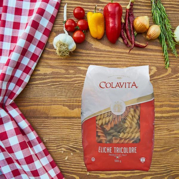 Imagem de Kit c/ 6und Massa Eliche Tricolore COLAVITA Grano Duro 500g