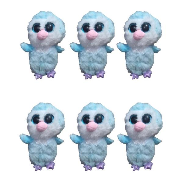 Kit C/6x Brinquedo de Pelúcia Pinguim Azul - Ty Rara Imagem de Kit C/6x Brinquedo de Pelúcia Pinguim Azul - Ty Rara