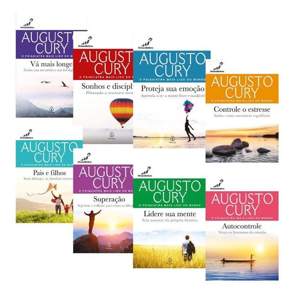 Imagem de Kit c/8 livros - augusto cury - coleção completa