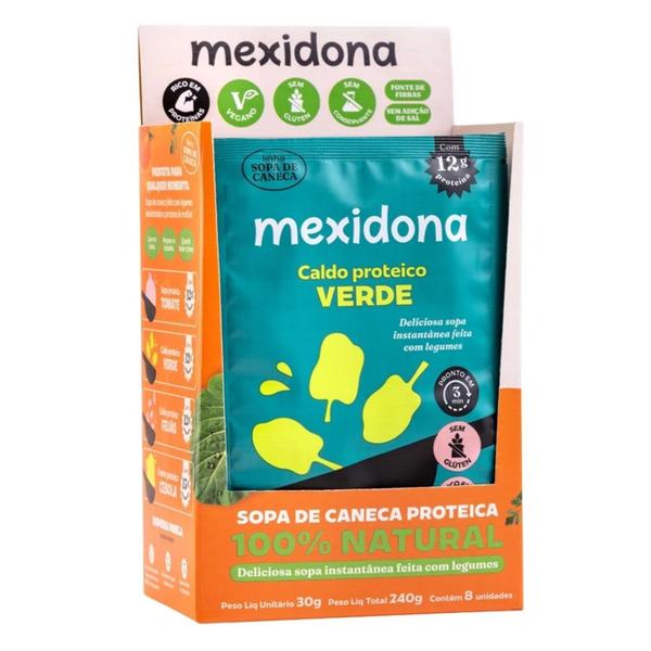 Imagem de Kit c/ 8und Caldo Proteico Verde MEXIDONA 30g