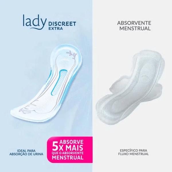 Imagem de Kit C2 Absorvente Lady Discreet Extra C8 Seco  Tena