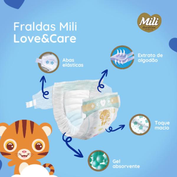 Imagem de Kit C2 Fralda Love & Care Jumbo G C/24 - Mili