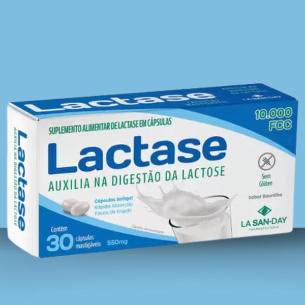 Imagem de Kit C2 Suplemento Alimentar Lactase C30  La San day