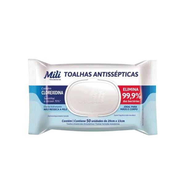 Imagem de Kit C2 Toahas Antissépticas Proteção Limpeza - Mili Care