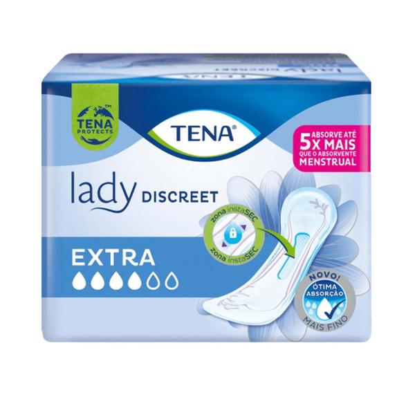 Imagem de Kit C3 Absorvente Lady Discreet Extra C8 Seco  Tena