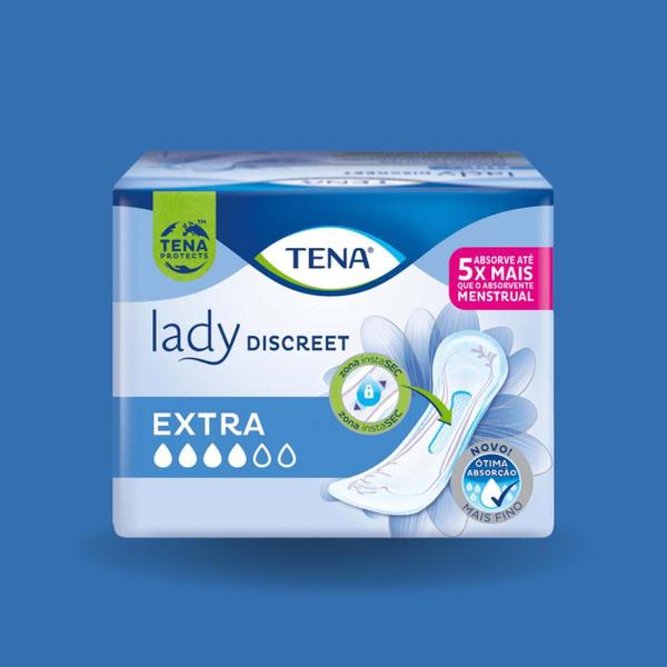 Imagem de Kit C3 Absorvente Lady Discreet Extra C8 Seco  Tena