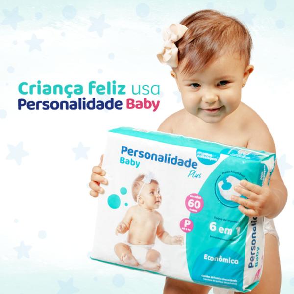 Imagem de Kit C3 Fralda Baby Plus G Conforto para Bebê - Personalidade