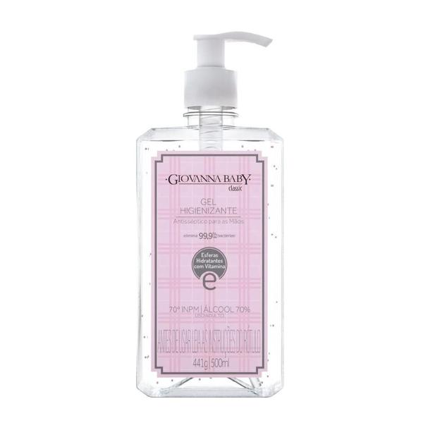 Imagem de Kit C3 Gel Classic Antisséptico Mãos 500ml  Giovanna Baby