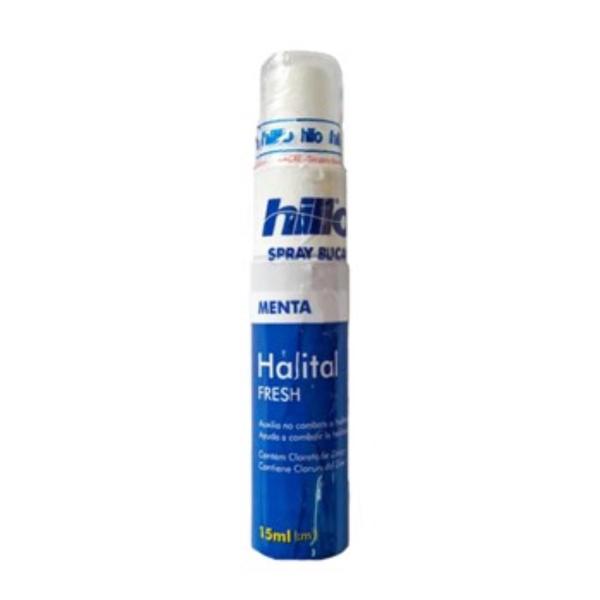 Imagem de Kit C3 Spray Bucal de Menta Halital Fresh 15ml  Hillo