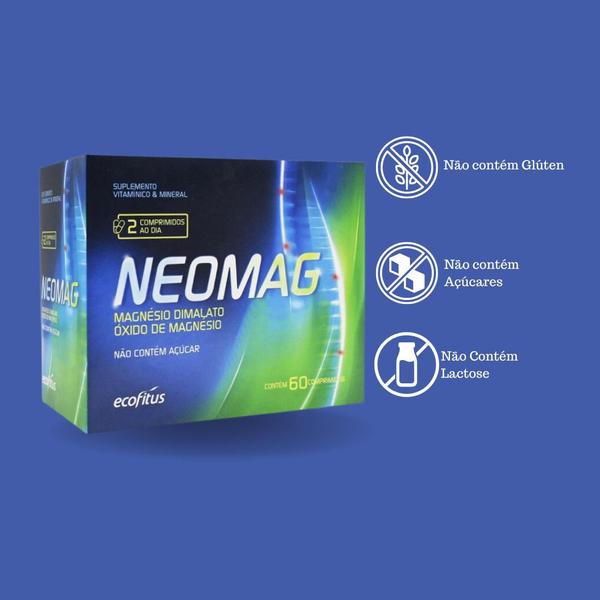 Imagem de Kit C3 Suplemento Vitamínico Neomag C60  Ecofitus