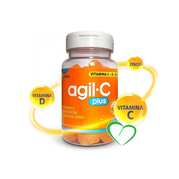 Imagem de Kit C3 Vitamina C Agil C Plus C40 Gomas - Pharlab