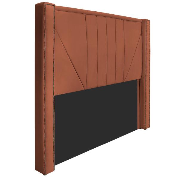 Imagem de Kit Cabeceira e Calçadeira Baú Casal Minsk P02 140 cm para cama Box Suede - ADJ Decor